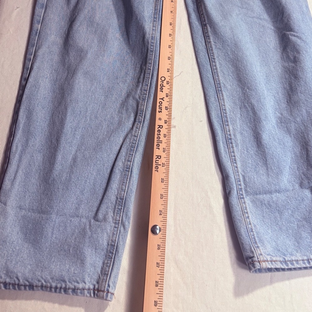 Empyre Relaxed Fit Jeans Size 32 light blue Wash Skater Streetwear Baggy Denim - Picture 8 of 16